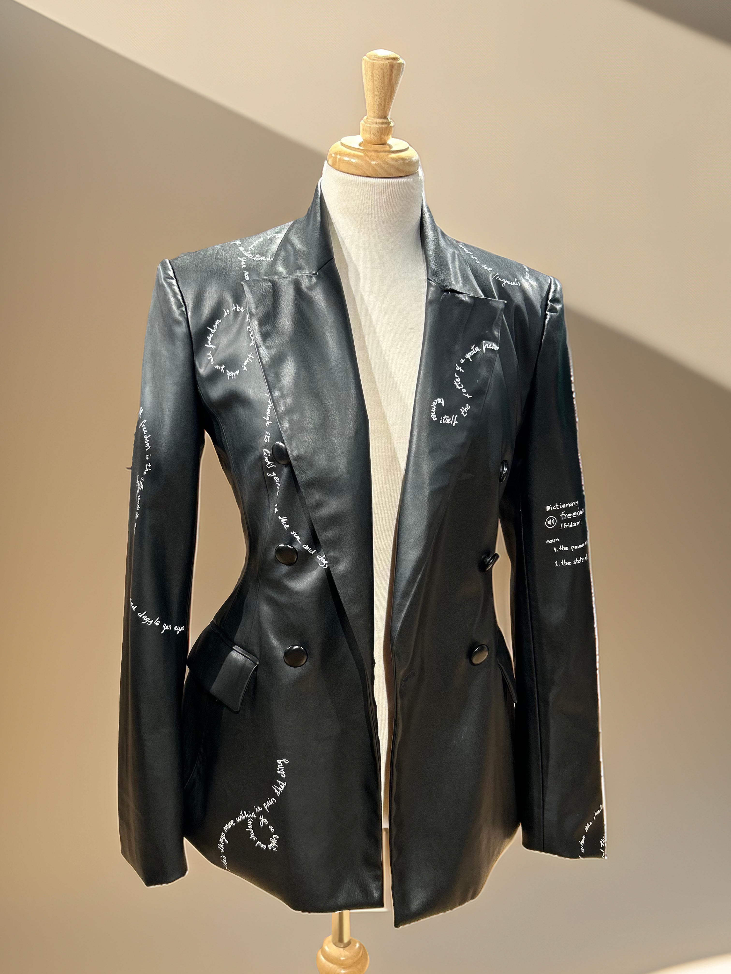 FREEDOM VEGAN LEATHER JACKET