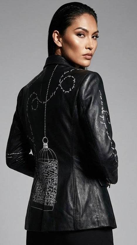 FREEDOM VEGAN LEATHER JACKET