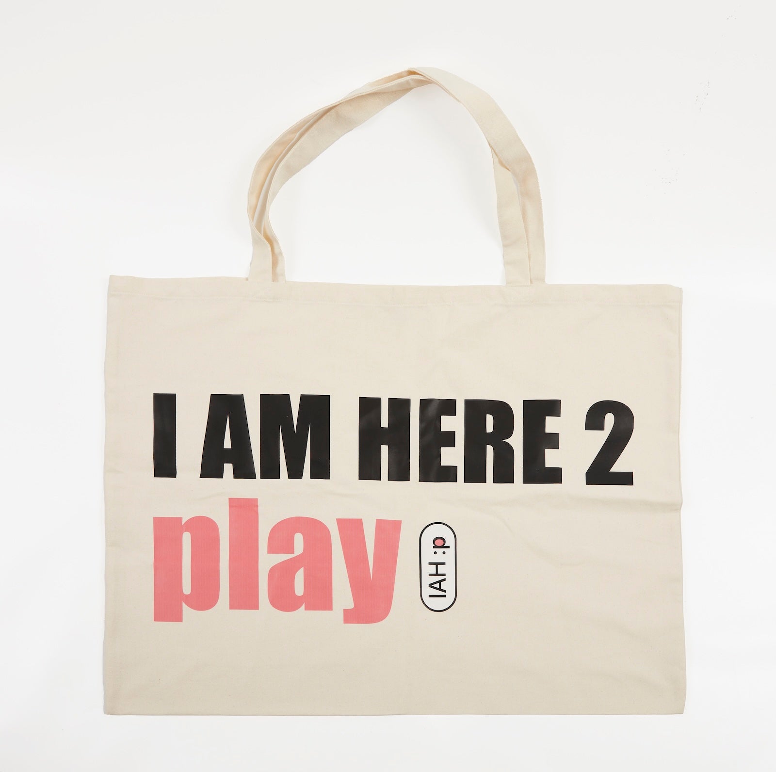 IAH2PLAY black/natural XXXL Tote bag