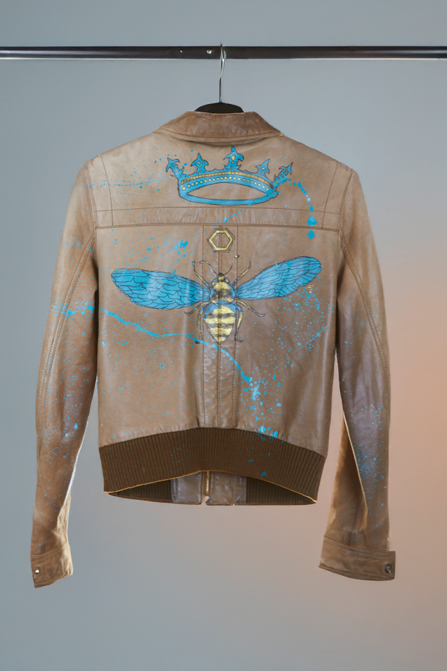 QUEEN BEE BEN SHERMAN VINTAGE LEATJHER JACKET