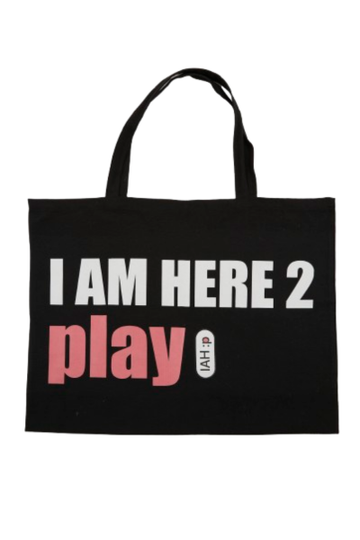 IAH2PLAY black/natural XXXL Tote bag